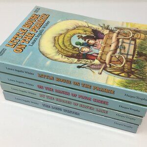 Bundle of Four Little House on the Prairie Series #3-6 Softbound Paperback Books